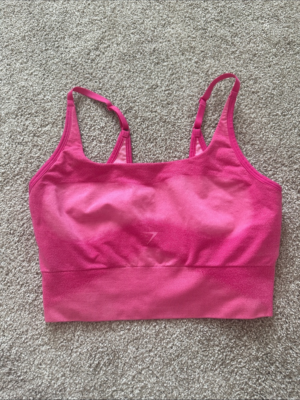 Gymshark Bright Pink Seamless Sports Bralette